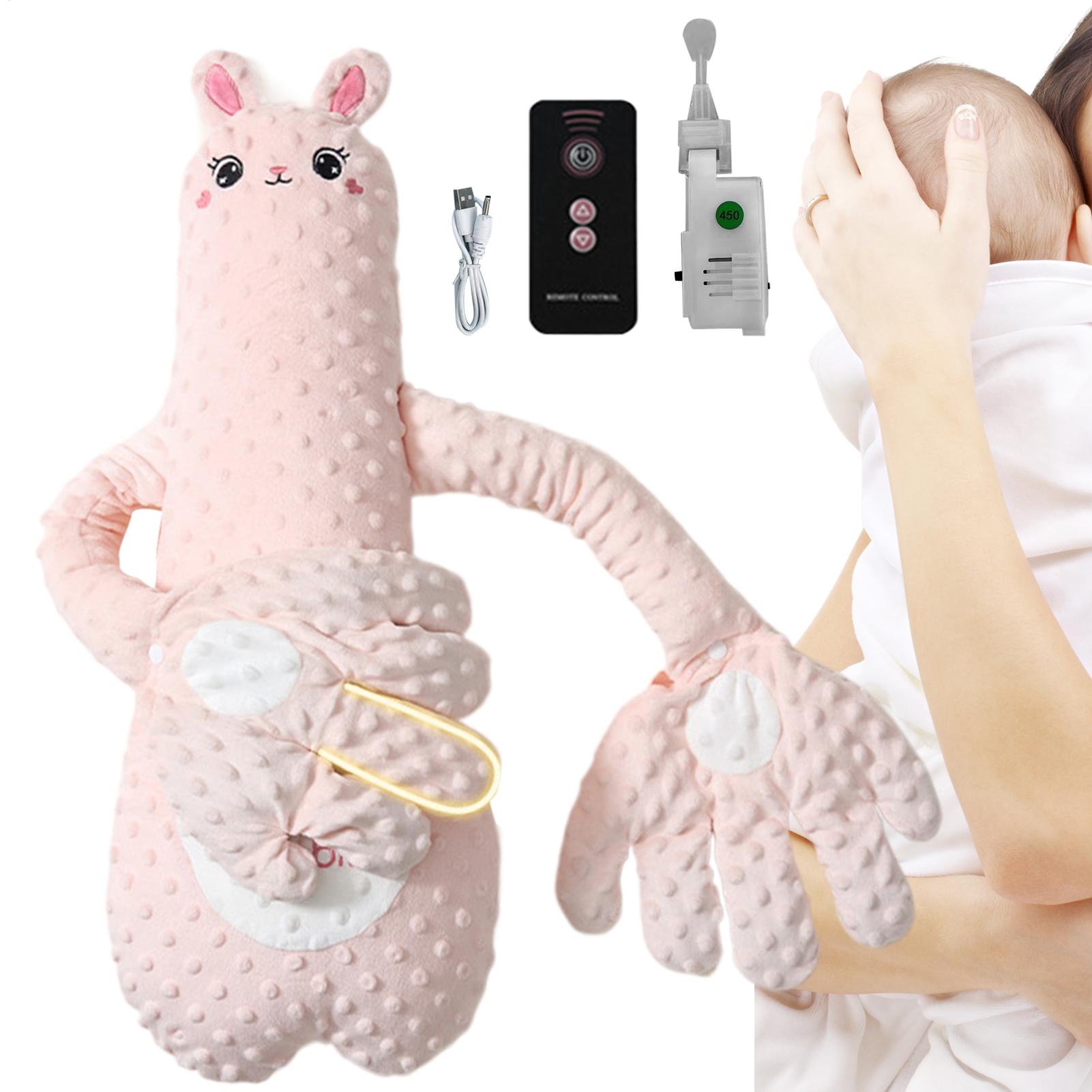 Baby Nursery Dolls - หมอนนอนสำหรับเด็กทารกพร้อมตุ๊กตากำมือตบเบาๆ ควบคุมด้วยรีโมทคอนโทรล หมอนไฟฟ้าสำหรับเด็กทารกพร้อมฟังก์ชันตบเบาๆ