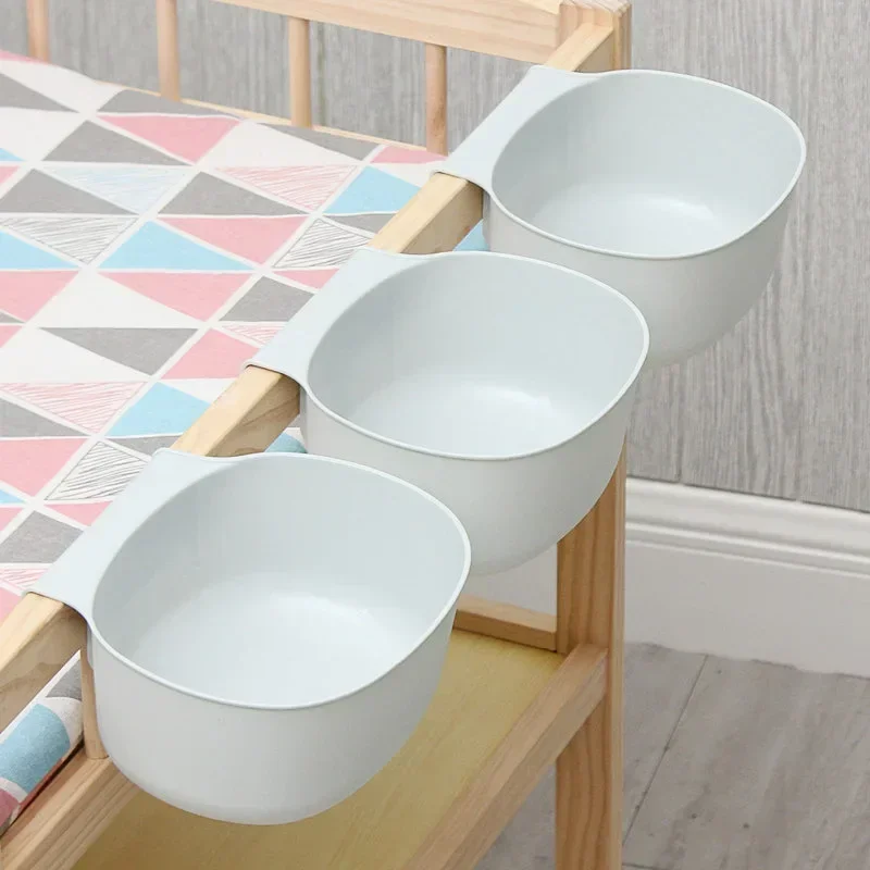 Baby Bag Nursery - ครัวเรือนยุโรปสไตล์พลาสติกออแกไนเซอร์จัดเก็บกระเป๋าเตียงแขวนเด็ก Essentials ที่จัดเก็บผ้าอ้อม Cradle Nursery Organizer