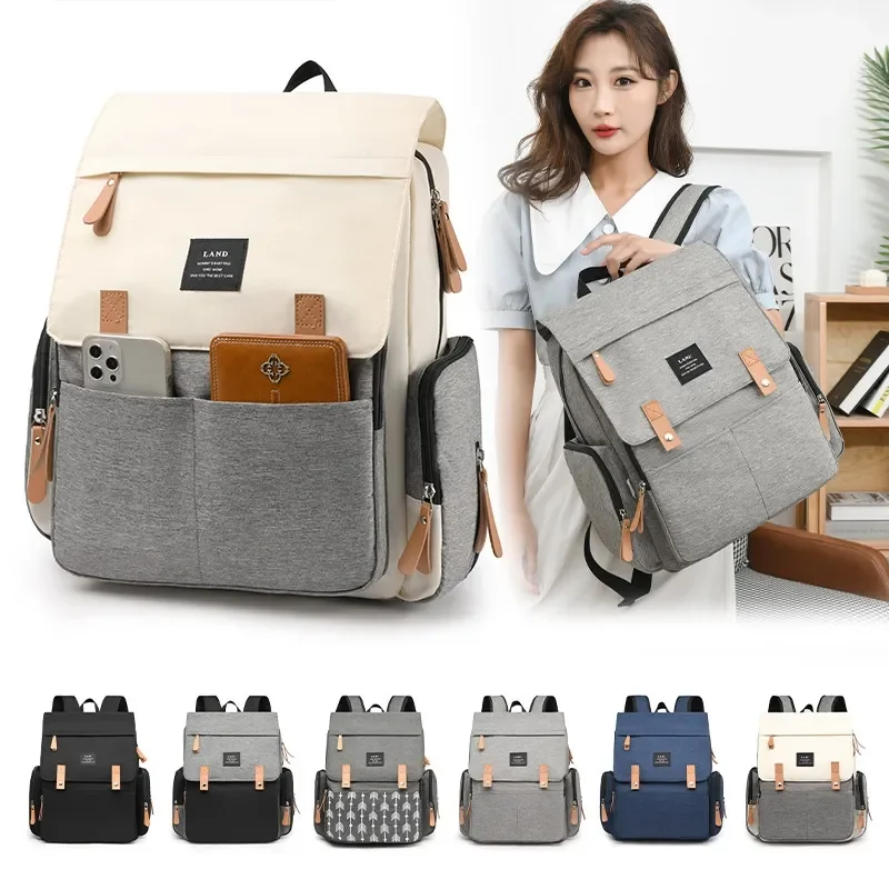 Baby Bag Nursery - กระเป๋าผ้าอ้อมเด็ก Mummy กระเป๋าผ้าอ้อมกระเป๋าเป้สะพายหลังกันน้ํากระเป๋าถือ Outdoor Travel Mommy