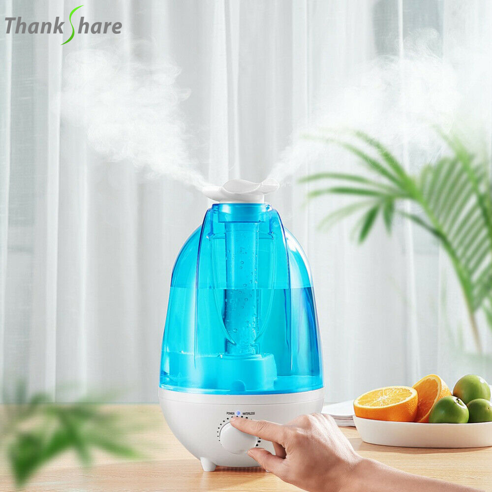 Baby Nursery Humidifier - 4000ML Ultrasonic Air Humidifier คู่ Sprayers