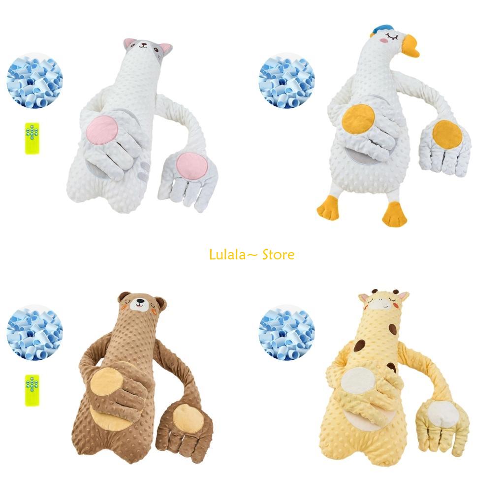 Baby Nursery Dolls - Y4QA การ์ตูนของเล่นเด็กนอนหลับเอาใจมือจุกนมหลอกตุ๊กตามี/ไม่มีเพลงและการตบ