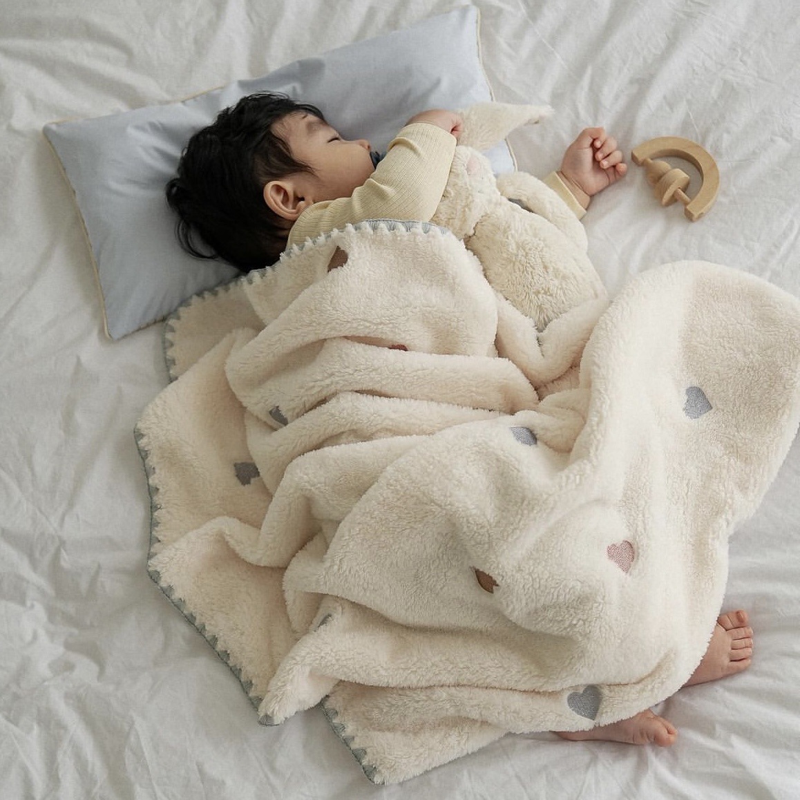 Baby Girl Nursery Quilt - ฤดูหนาวผ้าห่มเด็กทารกแรกเกิดขนแกะกํามะหยี่ผ้าห่มเด็ก Swaddle สําหรับสาวนุ่มเนอสเซอรี่ผ้าห่มนอนสําหรับเตียงผ้านวม