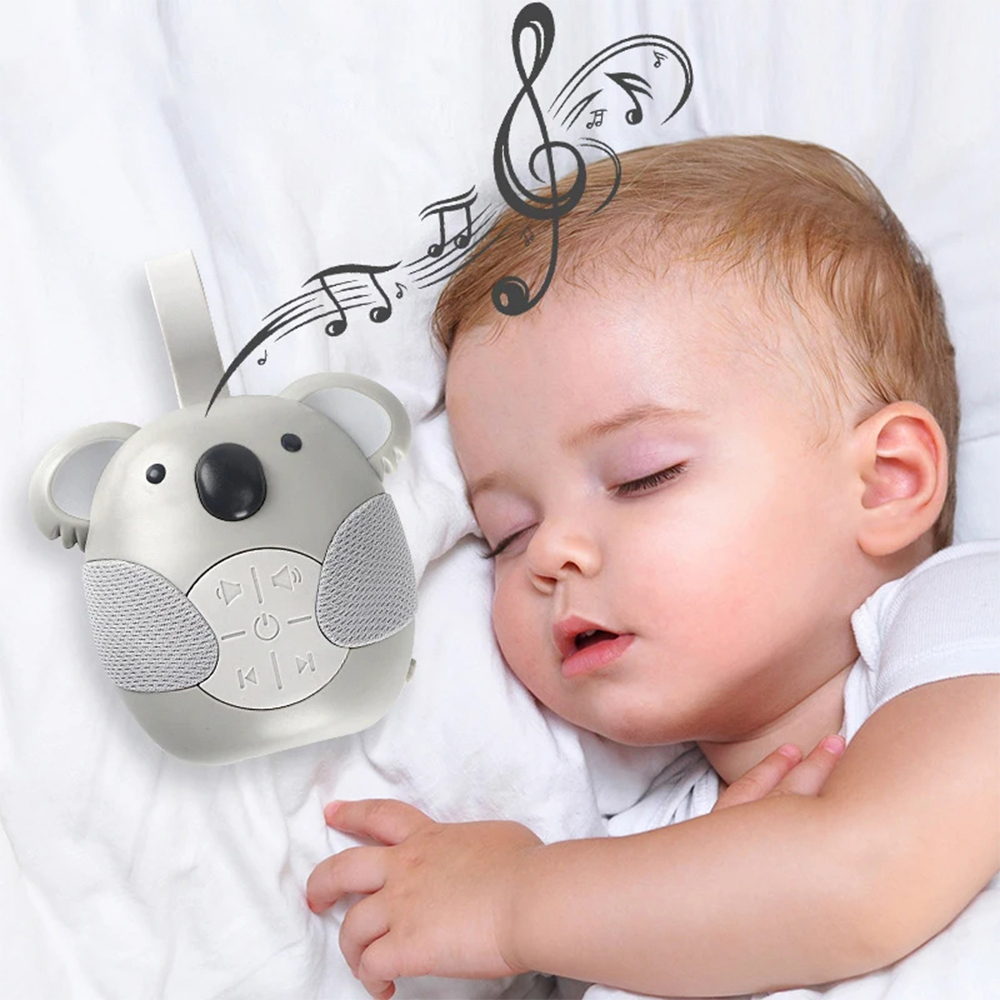 Baby Sound Machine White - เครื่องเสียงไวท์นอยส์และเพลงกล่อมเด็ก, เครื่องช่วยปลอบโยนเด็ก, เครื่องช่วยปลอบโยนเด็กแบบพกพา, Stroll & Go,