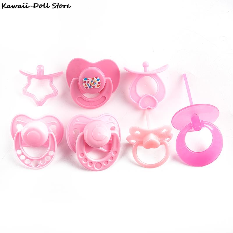Baby Nursery Dolls - 2 ชิ้นน่ารักตุ๊กตา Pacifier สําหรับตุ๊กตาเด็กทารก Reborn ตุ๊กตาของเล่นเด็กตุ๊กตา