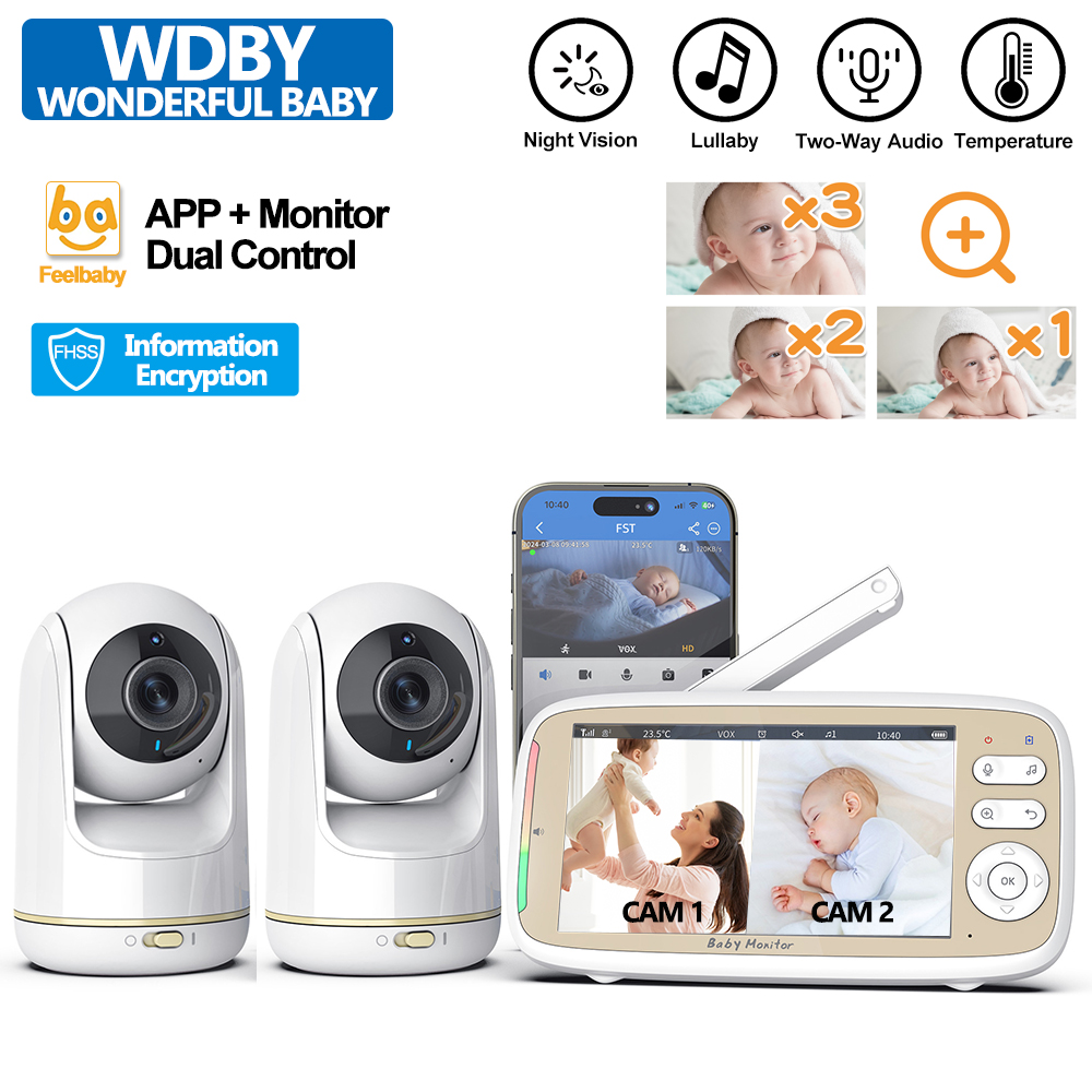 VB803 PRO Baby Monitor 2pcs Zo - Wearable Baby Monitor บทวิจารณ์และราคา
