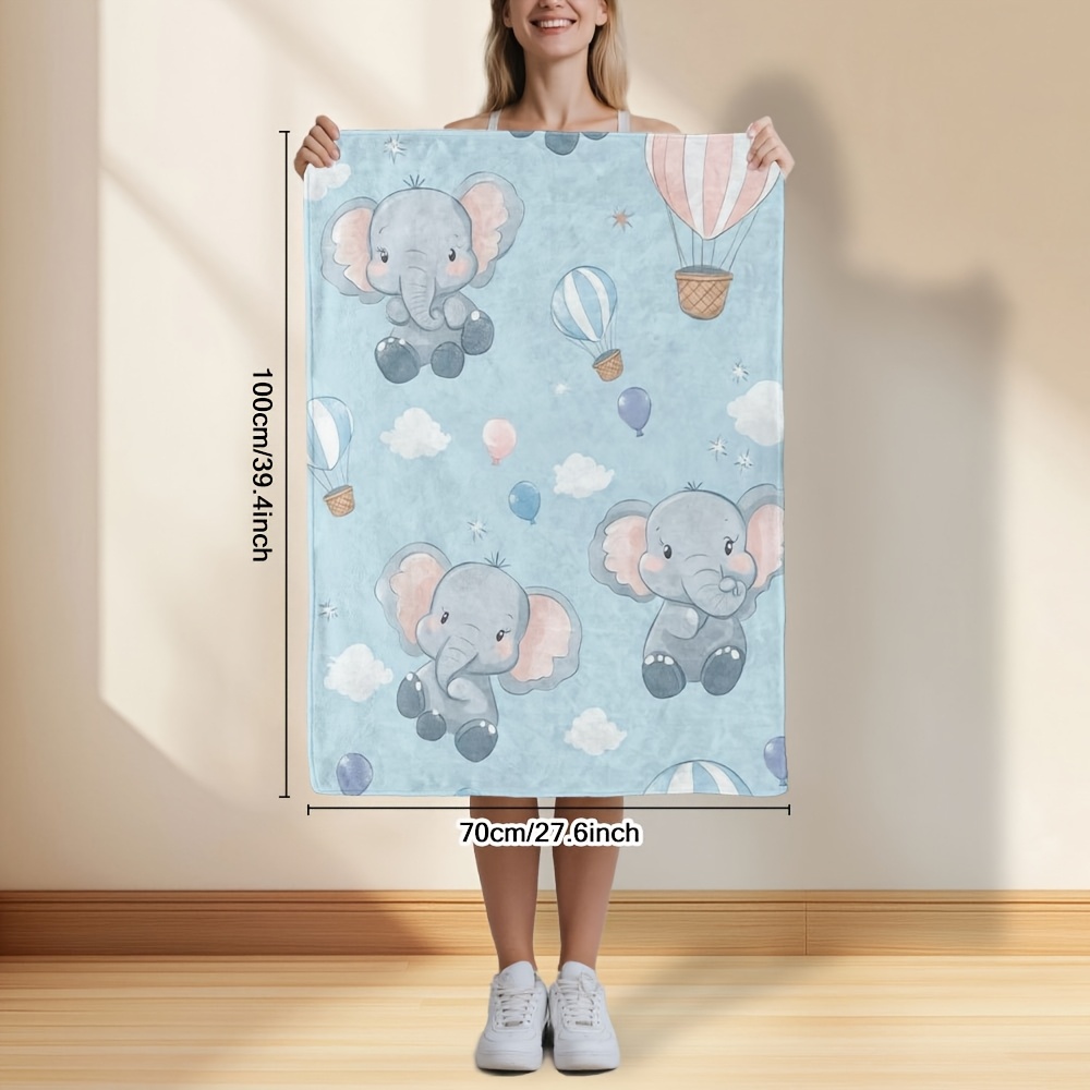 ผ้าห่มลายช้างน้อยน่ารัก ธีมบอล - Baby Nursery Hot Air Balloon Theme บทวิจารณ์และราคา