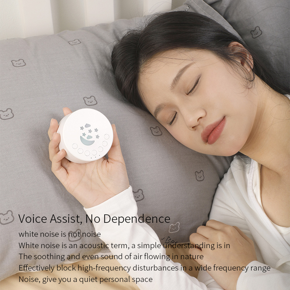 เครื่องช่วยนอนเด็กแบบตั้งโต๊ะ  - Baby Sound Machine White บทวิจารณ์และราคา