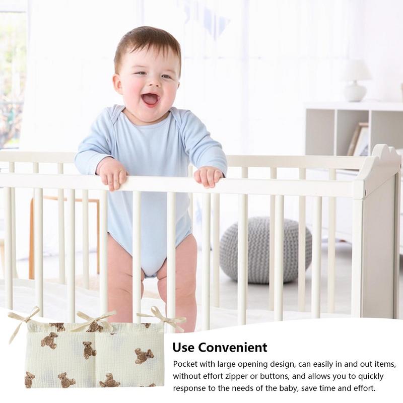Baby Crib Organizer Cot Caddy  - Baby Bag Nursery บทวิจารณ์และราคา