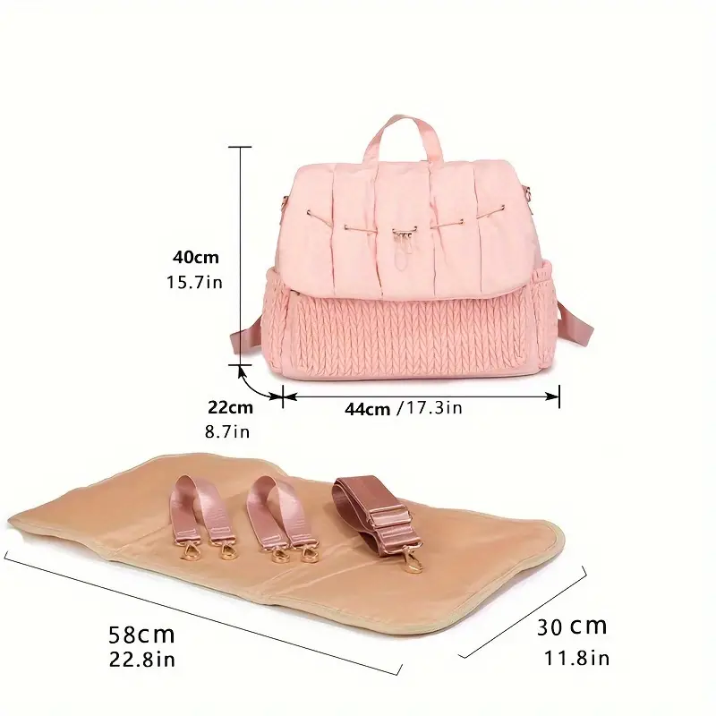 ขนาดใหญ่ความจุผ้าอ้อมรถเข็นเด็ - Baby Bag Nursery บทวิจารณ์และราคา