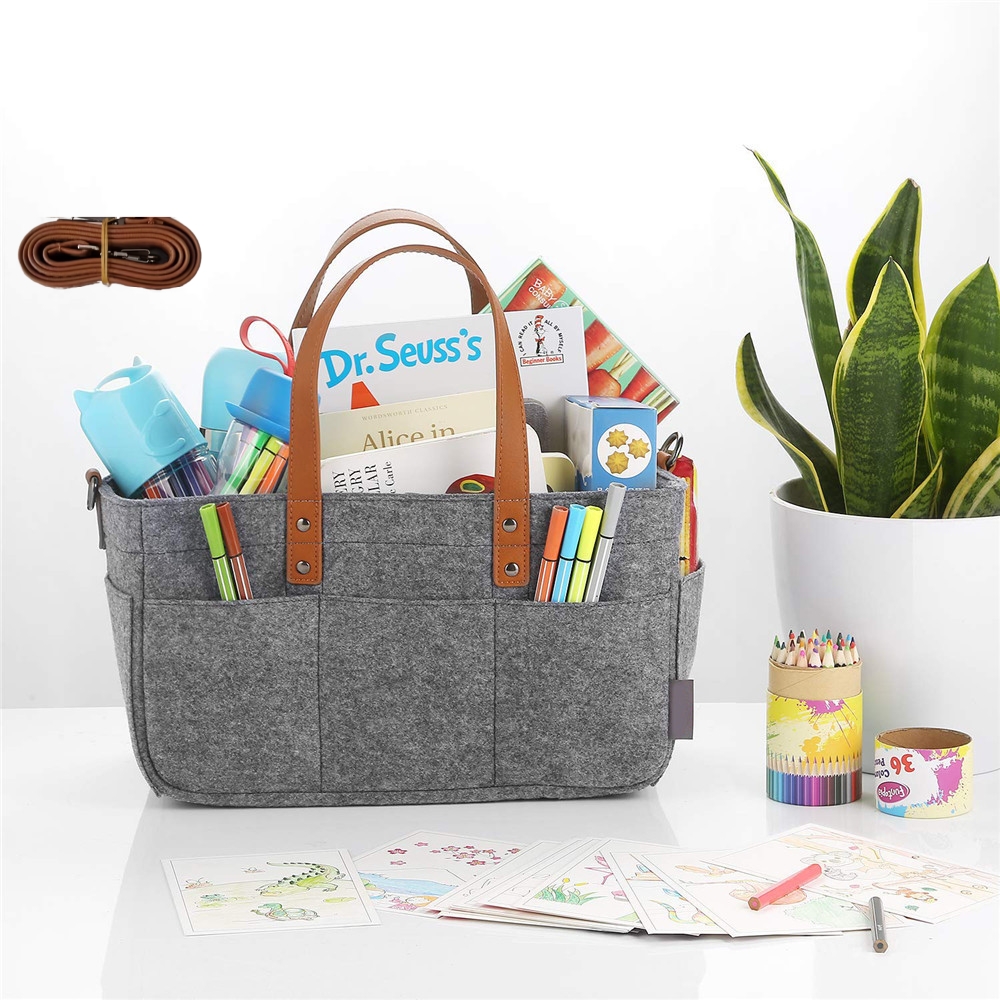 ตะกร้าเก็บผ้าสักหลาดสำหรับเด็ก - Baby Bag Nursery บทวิจารณ์และราคา