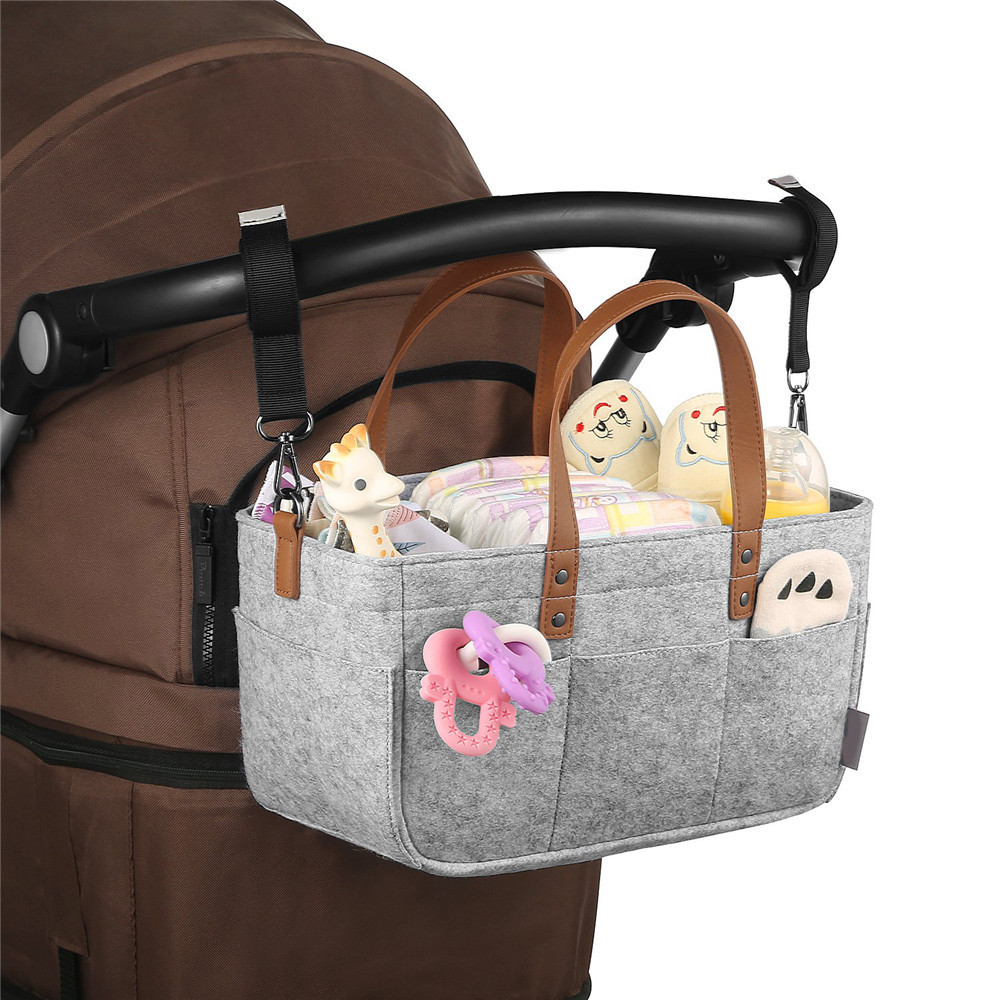 ตะกร้าเก็บผ้าสักหลาดสำหรับเด็ก - Baby Bag Nursery บทวิจารณ์และราคา