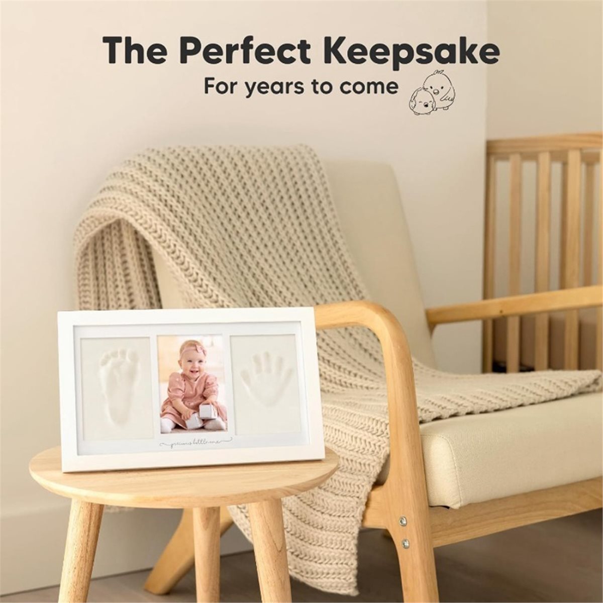 ชุดของที่ระลึกพิมพ์มือและพิมพ์ - Baby Nursery Keepsake บทวิจารณ์และราคา