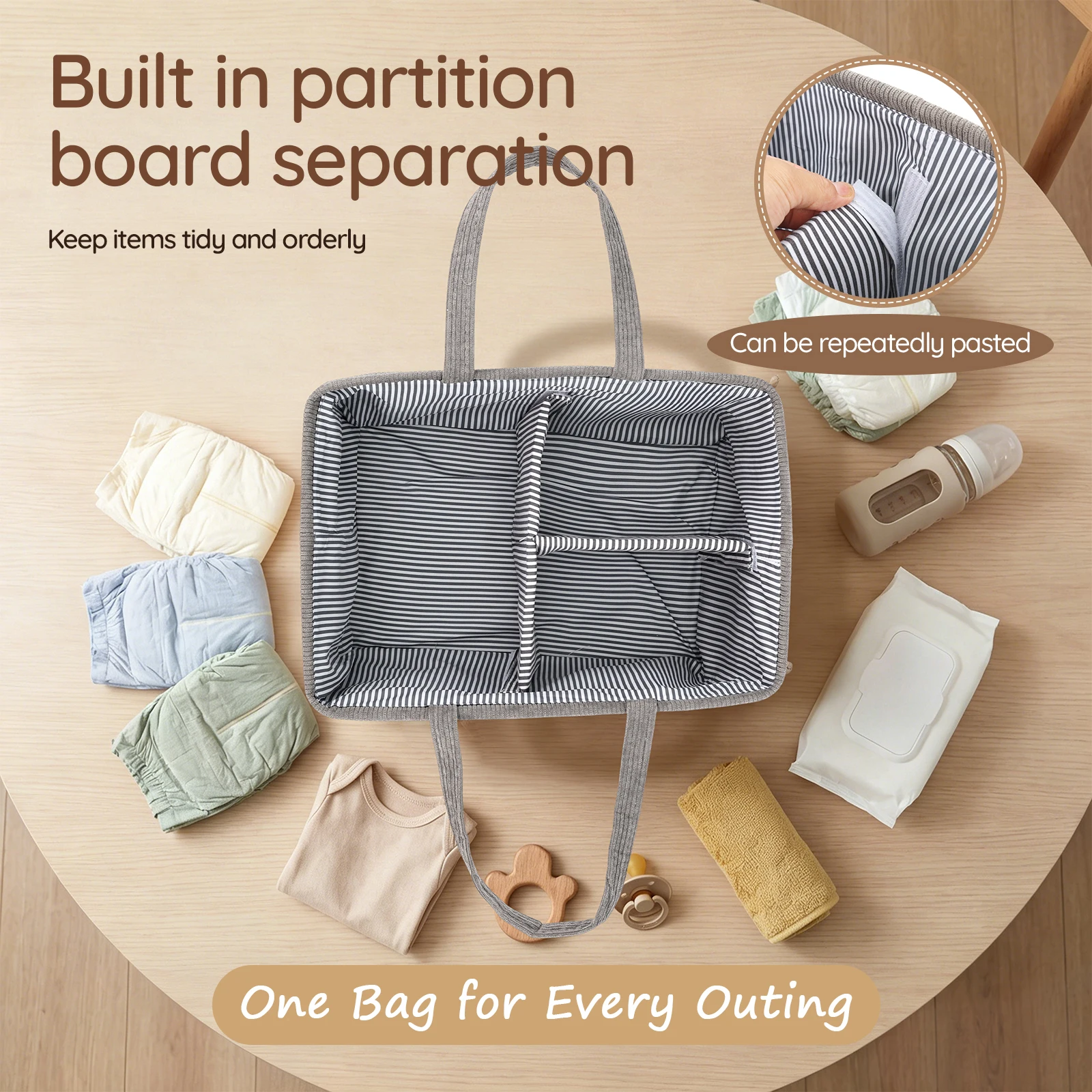 กล่องจัดระเบียบผ้าอ้อมเด็กแบบพ - Baby Bag Nursery บทวิจารณ์และราคา