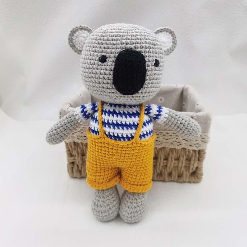 เด็กโครเชต์ตุ๊กตา Lion Koala F - Baby Nursery Dolls บทวิจารณ์และราคา