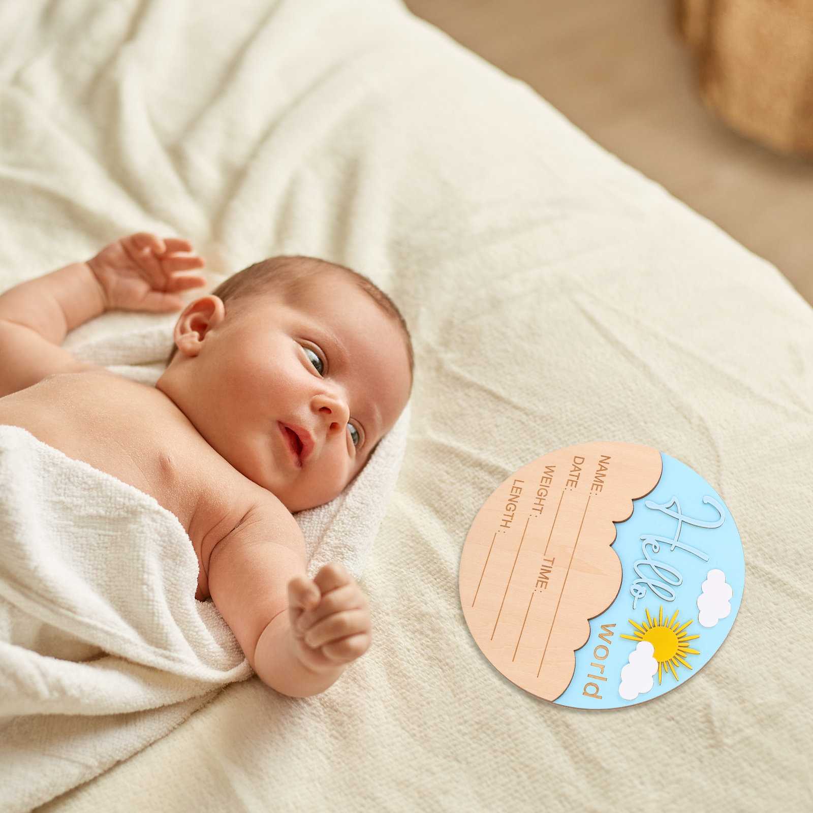 ป้ายประกาศข่าวดีเกี่ยวกับทารกแ - Baby Nursery Keepsake บทวิจารณ์และราคา