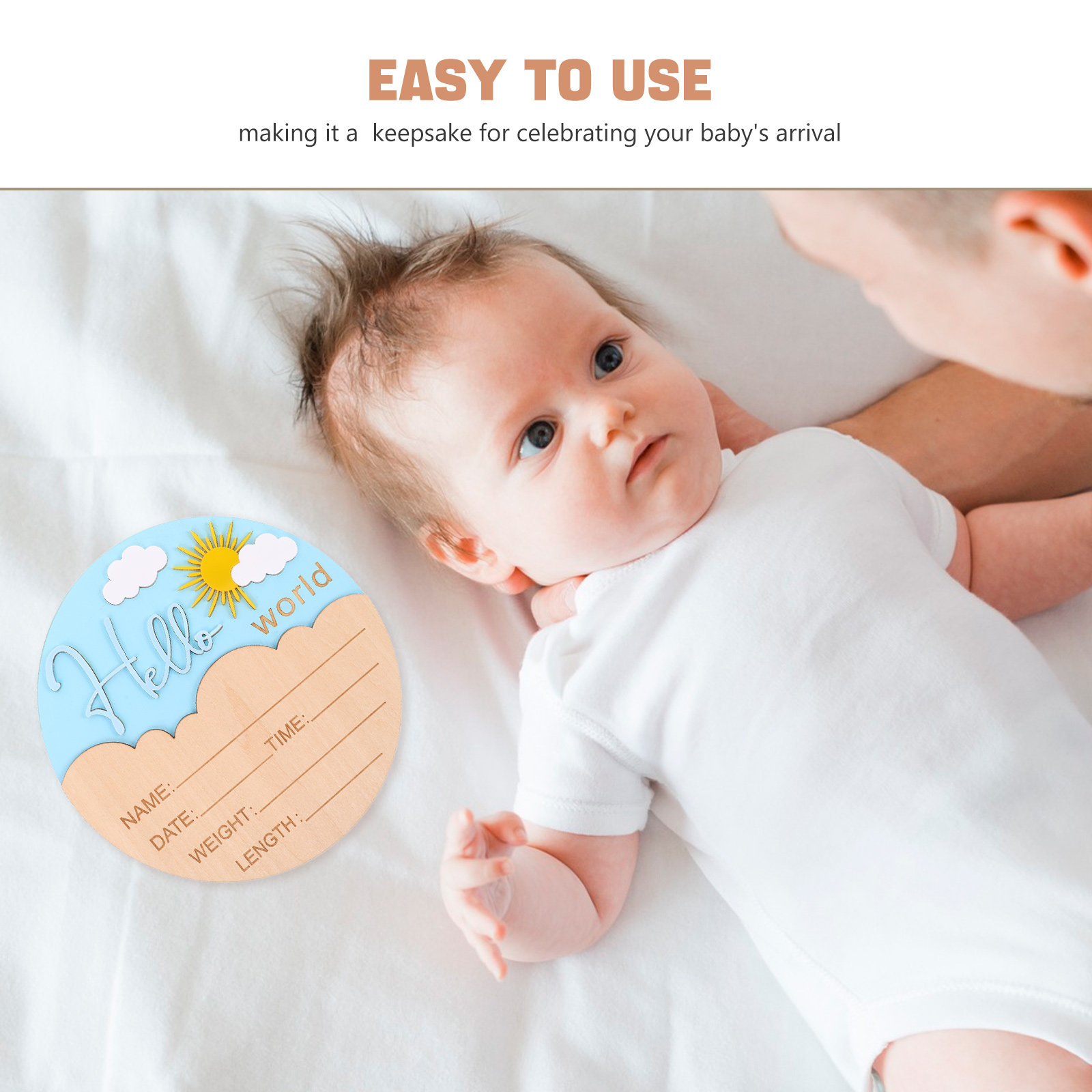 ป้ายประกาศข่าวดีเกี่ยวกับทารกแ - Baby Nursery Keepsake บทวิจารณ์และราคา