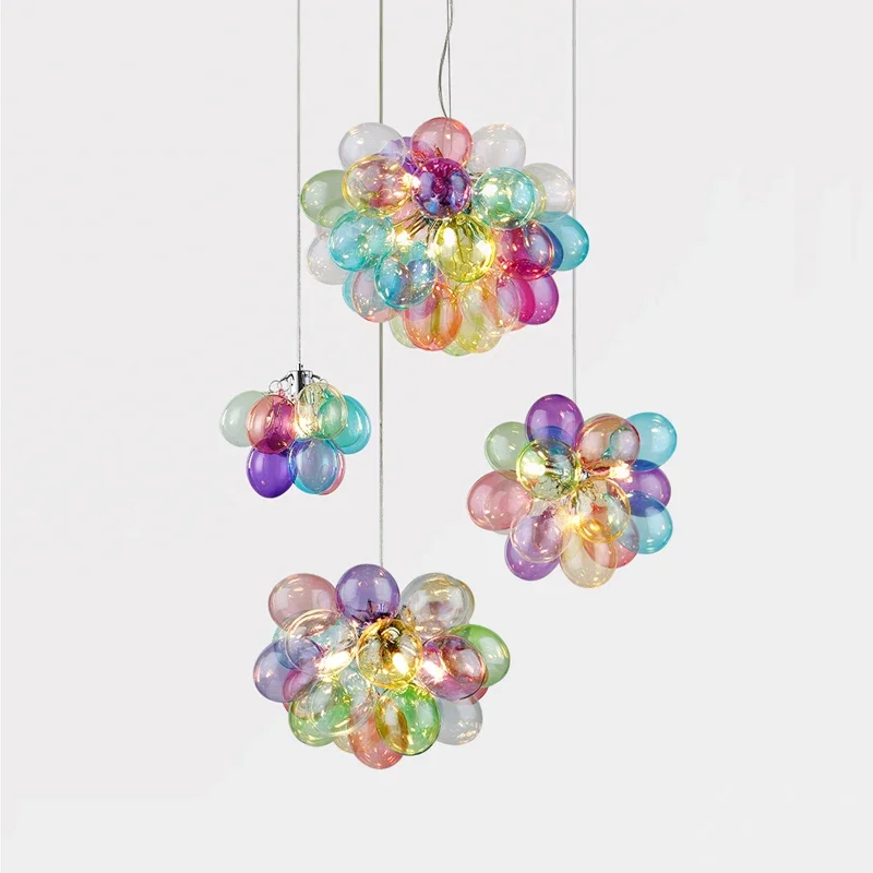 สีสันโมเดิร์นตกแต่ง Bubble Cha - Baby Nursery Chandelier บทวิจารณ์และราคา