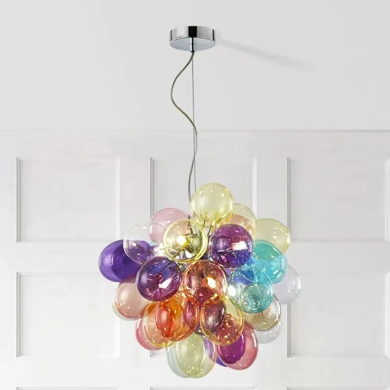 สีสันโมเดิร์นตกแต่ง Bubble Cha - Baby Nursery Chandelier บทวิจารณ์และราคา