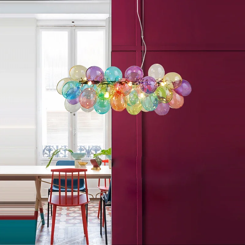 สีสันโมเดิร์นตกแต่ง Bubble Cha - Baby Nursery Chandelier บทวิจารณ์และราคา