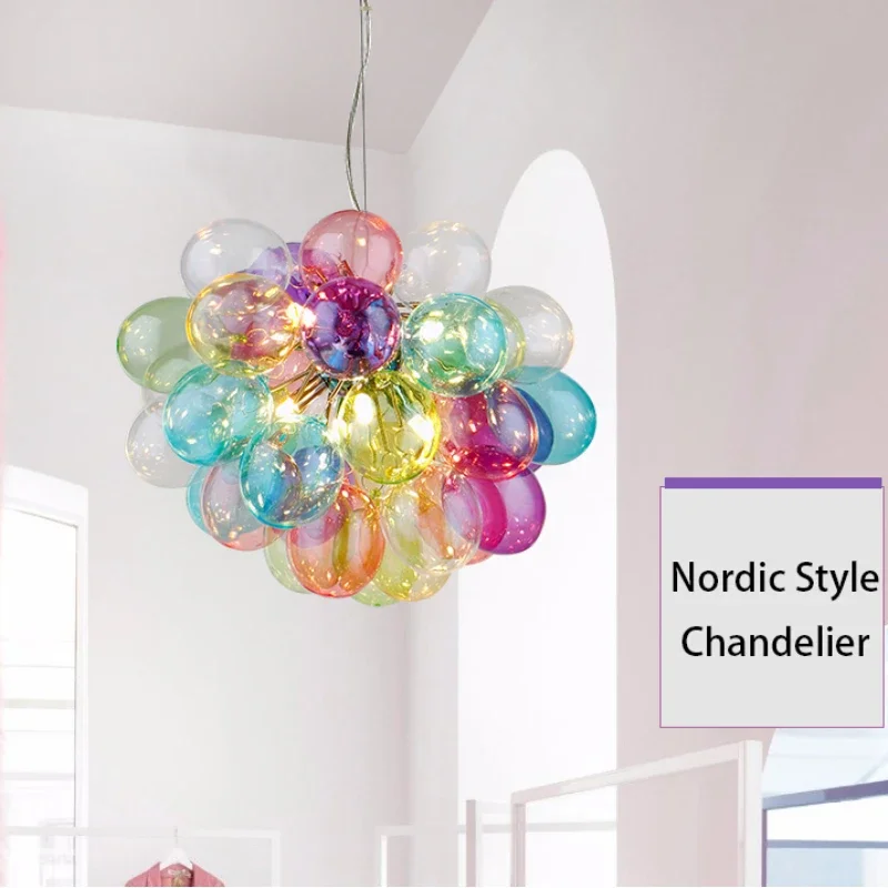 สีสันโมเดิร์นตกแต่ง Bubble Cha - Baby Nursery Chandelier บทวิจารณ์และราคา