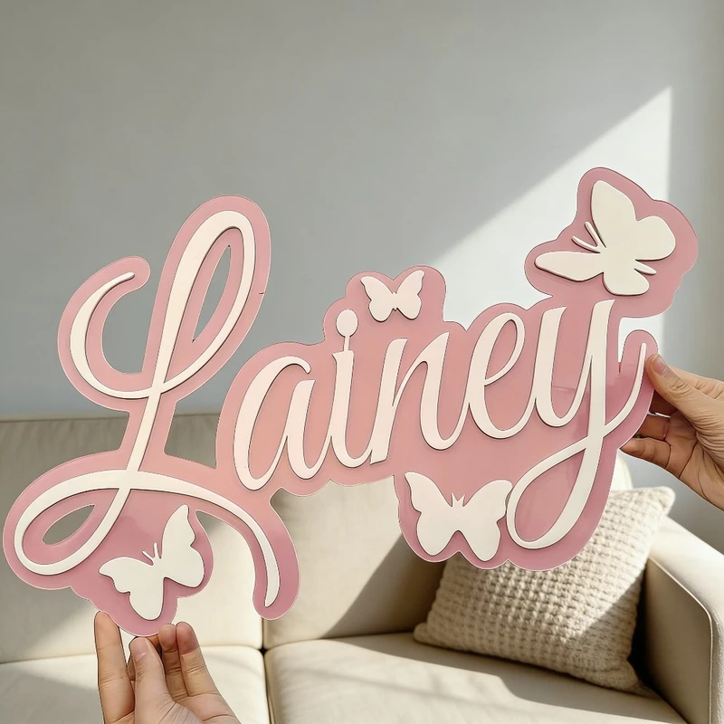 ป้ายชื่อเด็กแบบส่วนตัว ดีไซน์ส - Baby Nursery Name บทวิจารณ์และราคา