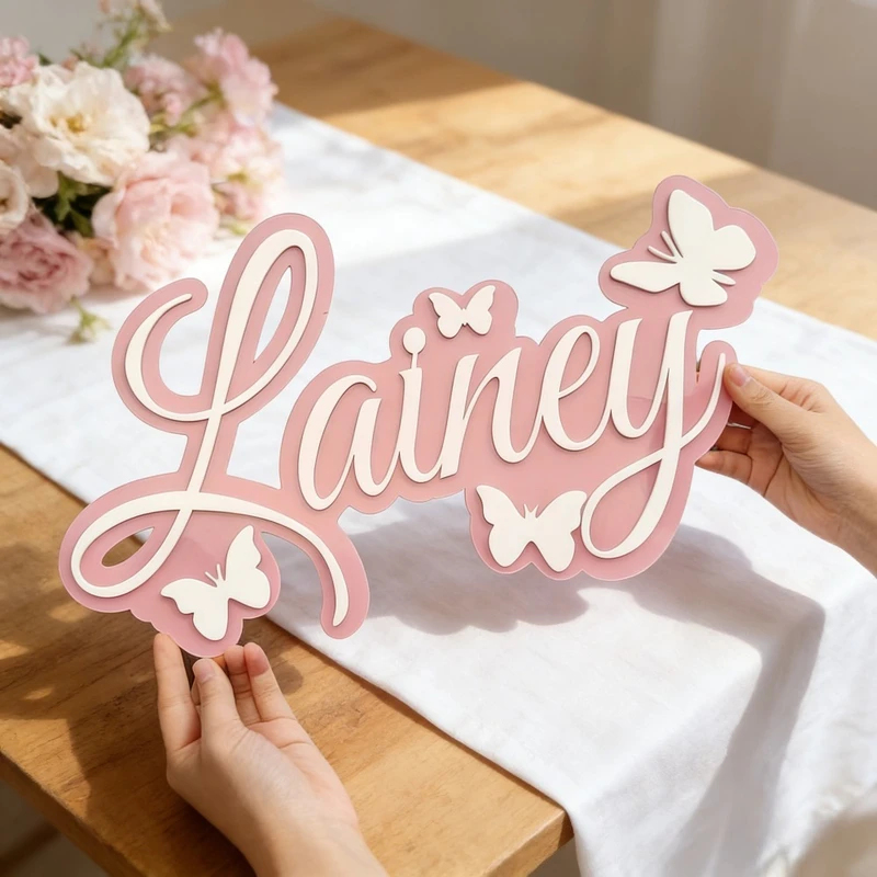 ป้ายชื่อเด็กแบบส่วนตัว ดีไซน์ส - Baby Nursery Name บทวิจารณ์และราคา