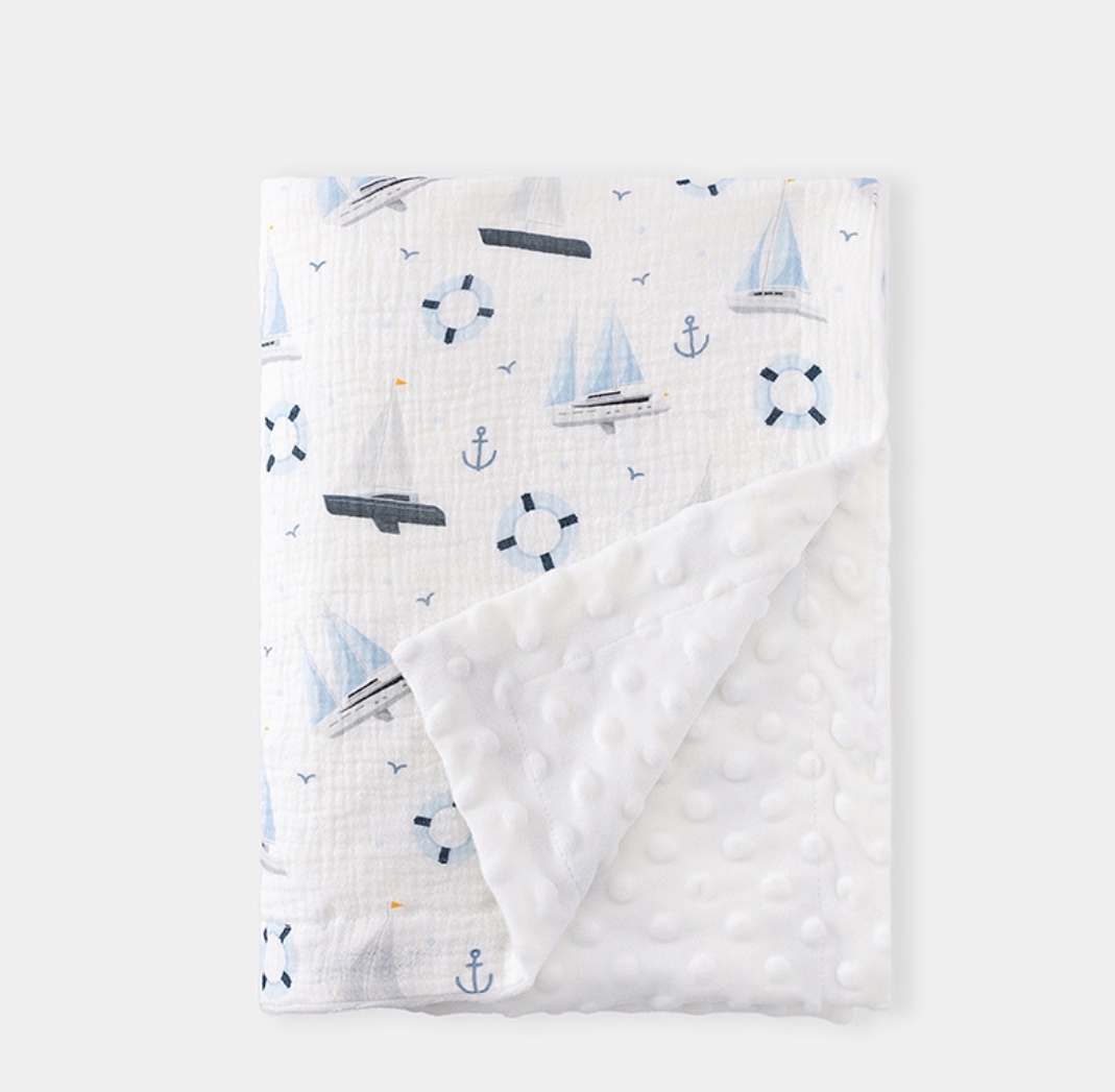 ผ้าห่มมัสลินสำหรับเด็กแรกเกิด  - Baby Girl Nursery Quilt บทวิจารณ์และราคา