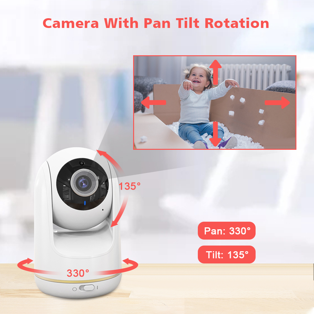 VB803 Baby Monitor 5 นิ้ว 720P - Wearable Baby Monitor บทวิจารณ์และราคา