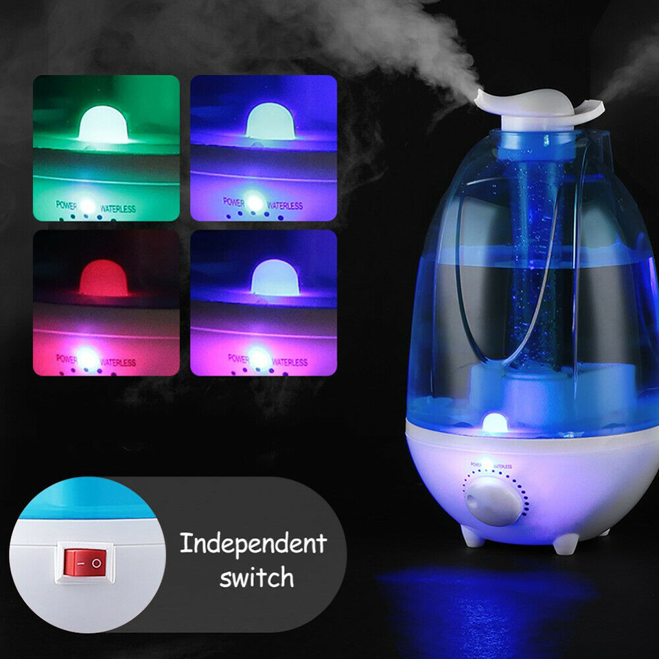 4000ML Ultrasonic Air Humidifi - Baby Nursery Humidifier บทวิจารณ์และราคา
