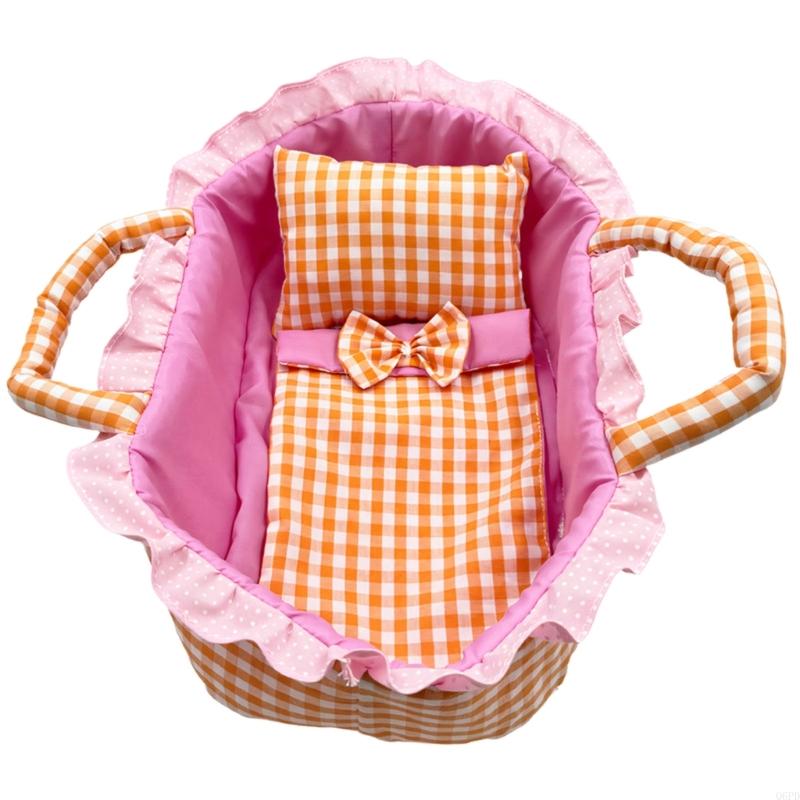 เตียงตะกร้าใส่ตุ๊กตาพร้อมหมอนแ - Baby Nursery Dolls บทวิจารณ์และราคา