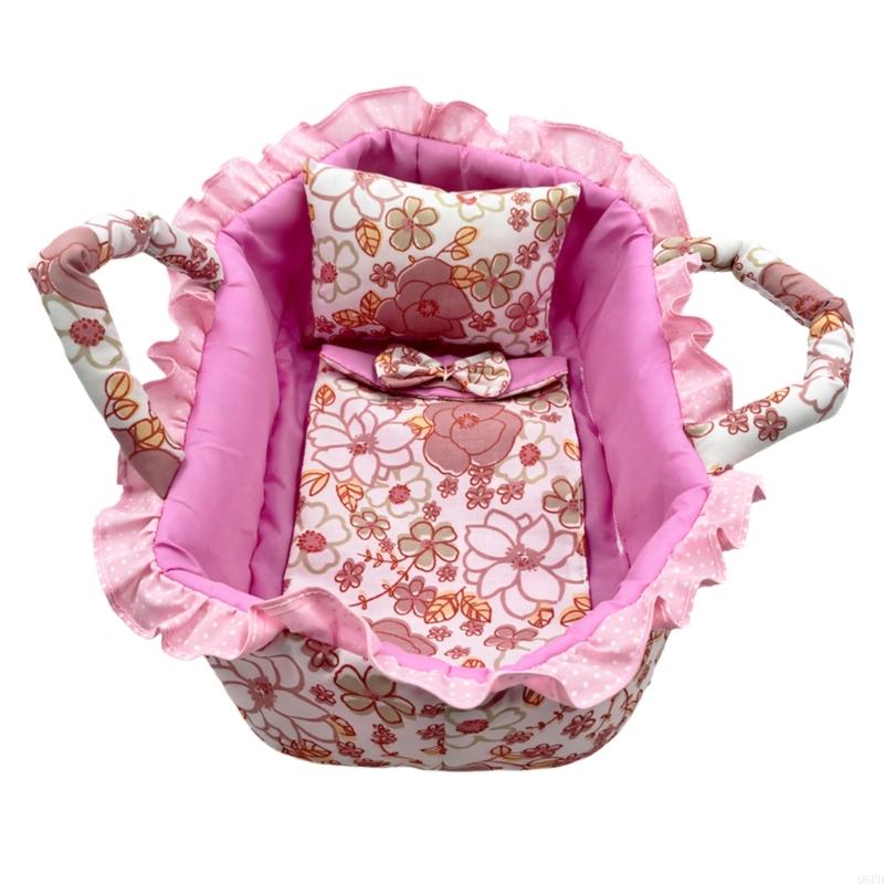 เตียงตะกร้าใส่ตุ๊กตาพร้อมหมอนแ - Baby Nursery Dolls บทวิจารณ์และราคา