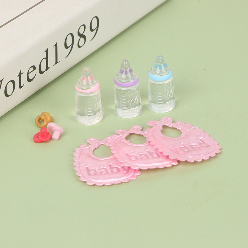 3ชิ้นบ้านตุ๊กตา1:12ขวดนมขนาดเล - Baby Nursery Dolls บทวิจารณ์และราคา