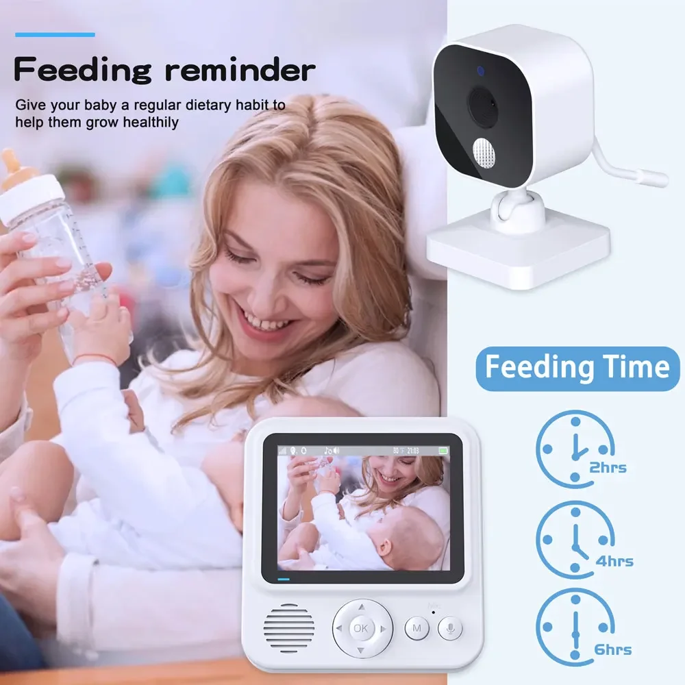 จอภาพวิดีโอสำหรับเด็ก 2.8 นิ้ว - Wearable Baby Monitor บทวิจารณ์และราคา