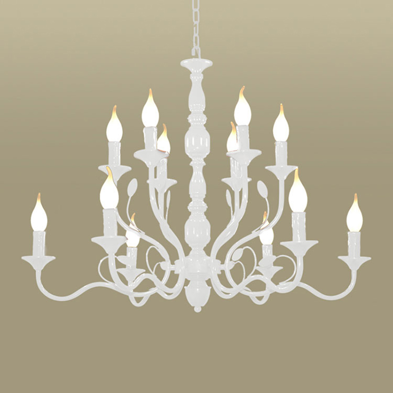 Luxury Rustic Wrought Ironโคมร - Baby Nursery Chandelier บทวิจารณ์และราคา