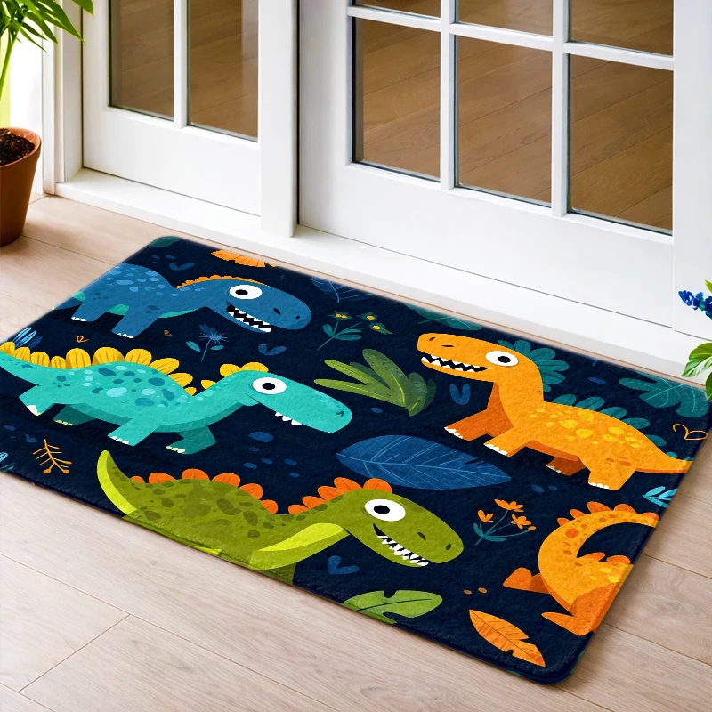 แผ่นรองคลานกันน้ำลายไดโนเสาร์ส - Baby Nursery Jungle Rug บทวิจารณ์และราคา