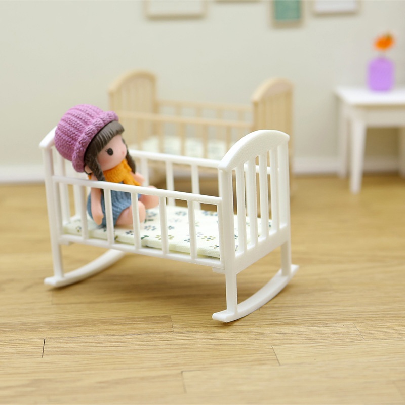 ⭐ ร้อนแรง ❗   เตียงโยกจิ๋วสำหร - Baby Nursery Dolls บทวิจารณ์และราคา