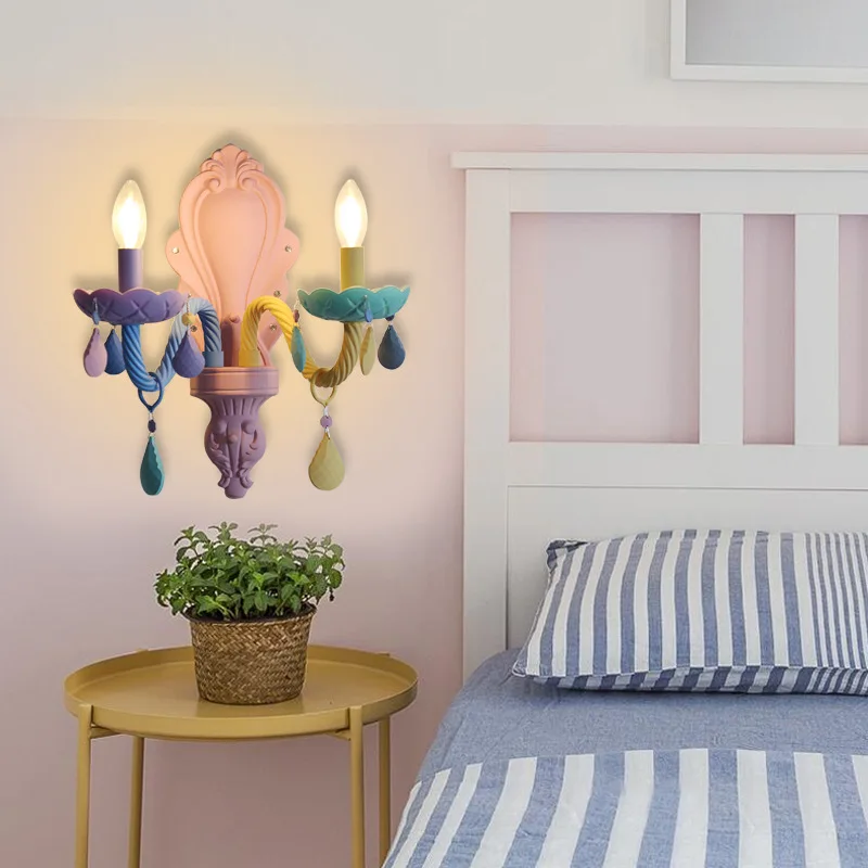 Nordic Macaron ยุโรปสไตล์เทียน - Baby Nursery Chandelier บทวิจารณ์และราคา