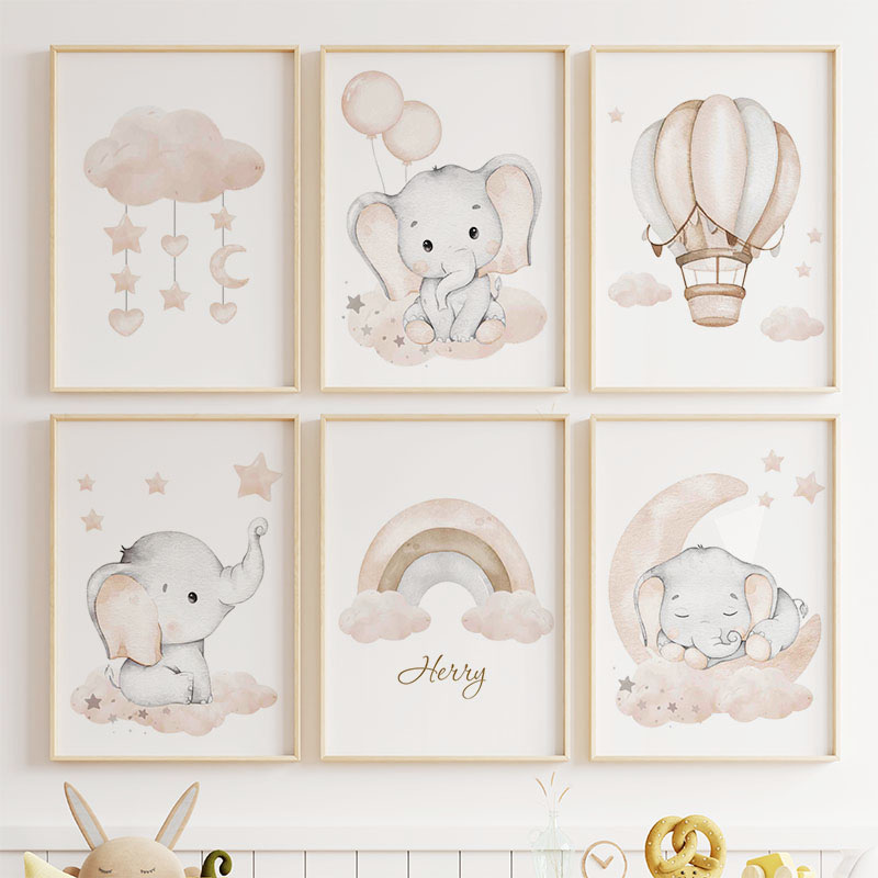 ช้างน่ารักร้อนบอลลูน Moon Rain - Baby Nursery Elephant บทวิจารณ์และราคา