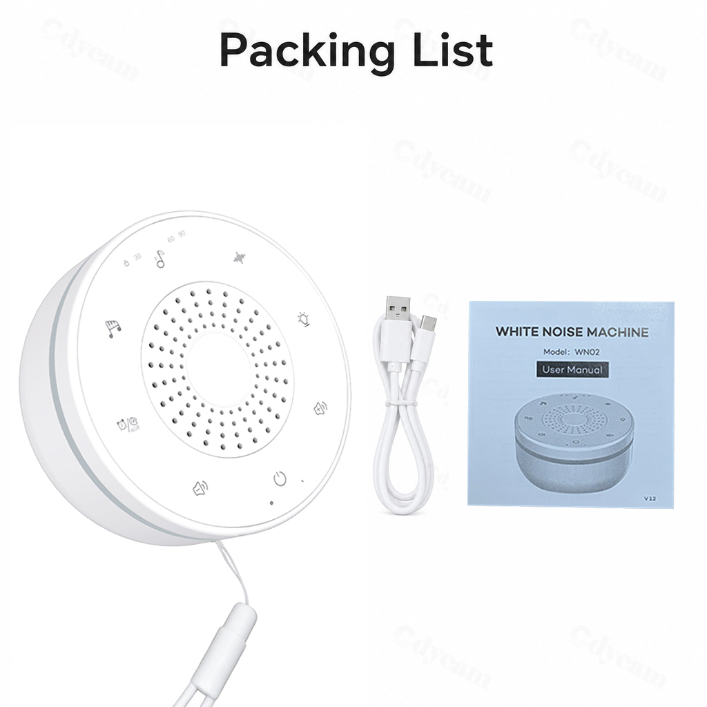 เครื่องเสียงไวท์นอยส์สำหรับเด็ - Baby Sound Machine White บทวิจารณ์และราคา