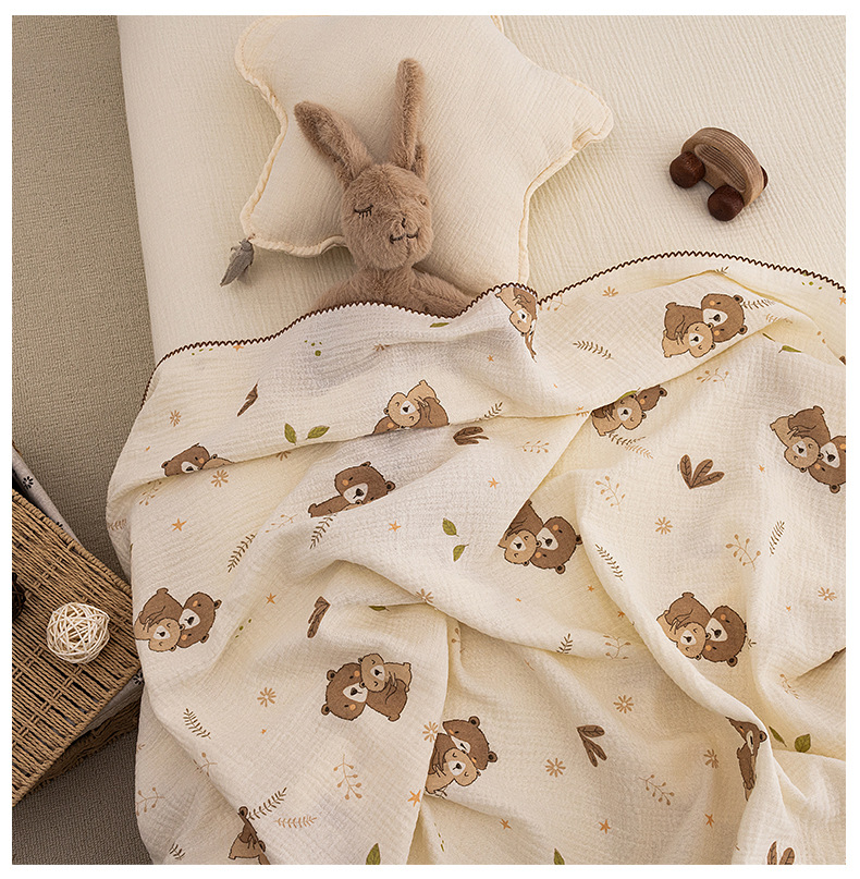 ผ้าห่มห่อตัวเด็กทารก ลายดอกไม้ - Baby Girl Nursery Quilt บทวิจารณ์และราคา
