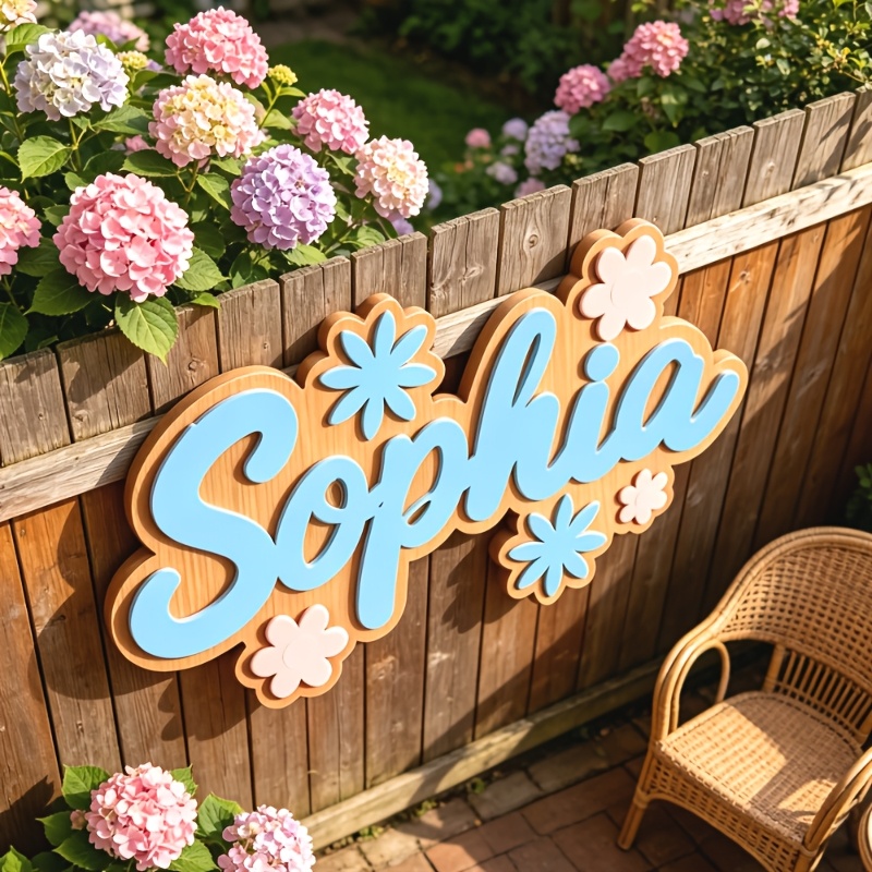 ป้ายห้องพักธีมดอกไม้แบบส่วนตัว - Baby Nursery Name บทวิจารณ์และราคา