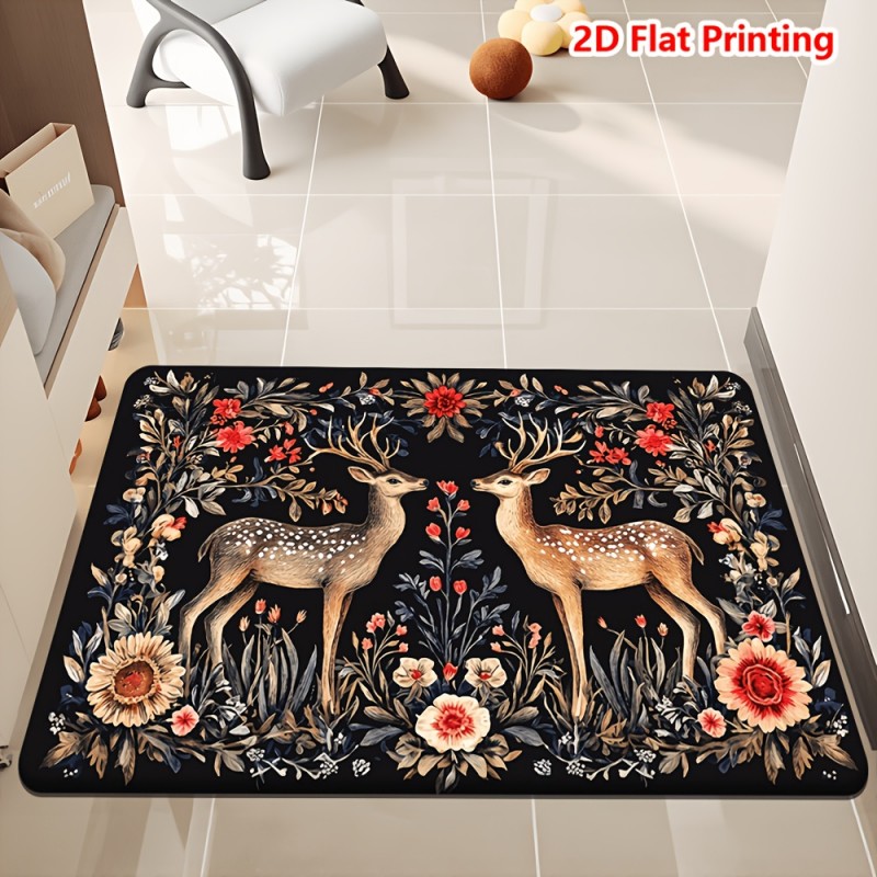 พรมเช็ดเท้ารูปสัตว์ซาฟารี ช้าง - Baby Nursery Jungle Rug บทวิจารณ์และราคา